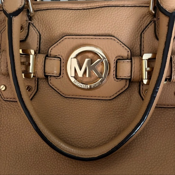 MICHAEL KORS SATCHEL BAG IN PEANUT COLOR - Picture 4 of 12